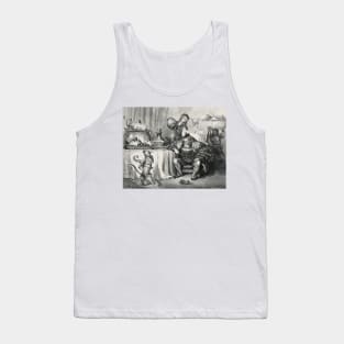 Puss in Boots at the Ogre's Castle - Gustave Dore Tank Top